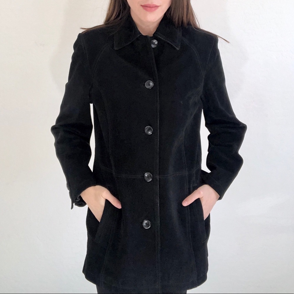 Bernardo Suede Jacket
